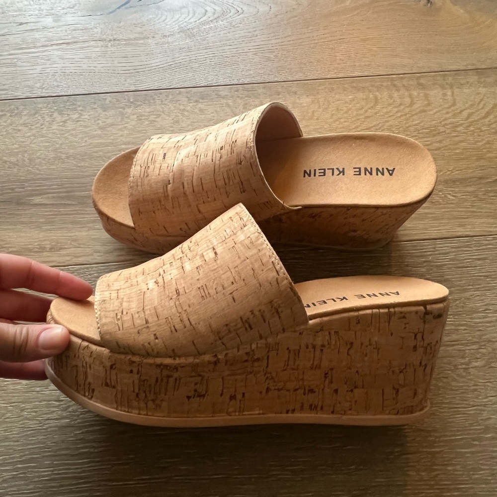Anne Klein Cork Wedge